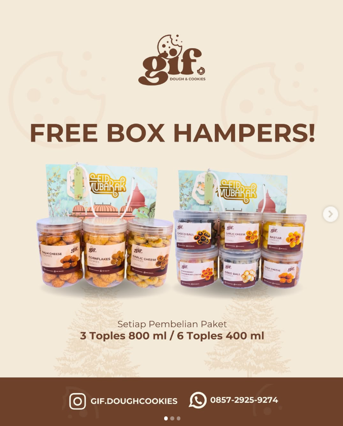 Hampers Gif Dough and Cookies
