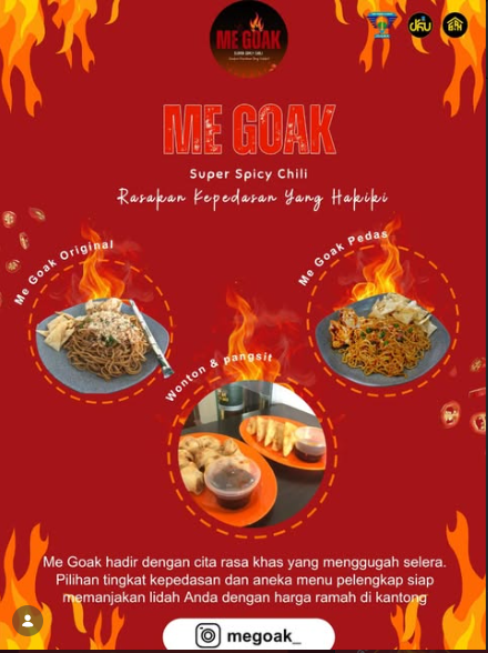 Mie Pedas ME’GOAK